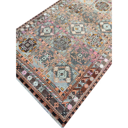 Multiple Antique Khotan Handknotted Rug 4.7x8.11ft 140x272cms