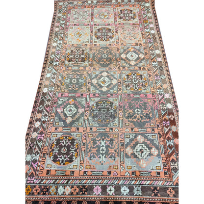 Multiple Antique Khotan Handknotted Rug 4.7x8.11ft 140x272cms